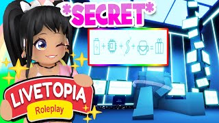 SECRET COMPUTER ROOM SCHOOL UNLOCKED in LIVETOPIA Roleplay roblox [upl. by Eloci]