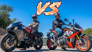 300HP TURBO HAYABUSA vs NORMAL LITER BIKE Real World Test [upl. by Julita]