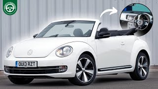 Volkswagen Beetle Cabriolet 20122019  SHOULD YOU BUY ONE  what you ACTUALLY need to know [upl. by Anwahsat898]