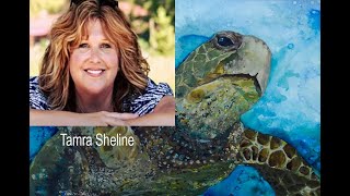 How to paint on Yupo paper  Guest Tamra Sheline [upl. by Demott]