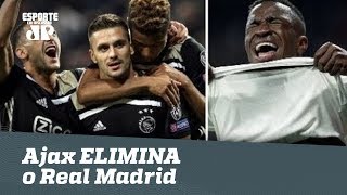 Neres e Tadic DEITARAM Ajax ELIMINA o Real Madrid de Vinicius Jr Veja ANÁLISE [upl. by Light]