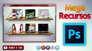 MEGA PACK DE RECURSOS PARA PHOTOSHOP TODAS LAS VERSIONES  UN PACK JAMAS CREADO [upl. by Amsden138]