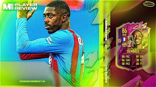 FIFA 22 RULEBREAKERS DEMBELE REVIEW  86 RULEBREAKERS DEMBELE PLAYER REVIEW  FIFA 22 ULTIMATE TEAM [upl. by Win]