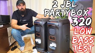 1005Hz LOW BASS Test with TWO JBL Partybox Stage 320 at Max Volume [upl. by Estell472]