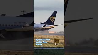 fypyoutube leedsbradfordairport ryanair 737 aviation [upl. by Alphonsine]