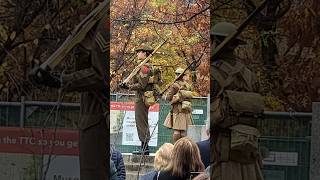 48th Highlanders Memorial remembranceday queenspark military hilander [upl. by Otila763]