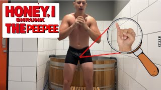 The Truth About ICE BATHS shrinkage warning [upl. by Helman794]