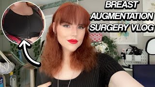 i had breast augmentation surgery  surgery day  recovery vlog [upl. by Nivrek]