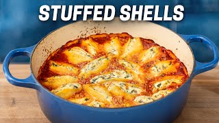 Cheesy Stuffed Shells Better Than Lasagna [upl. by Marget]