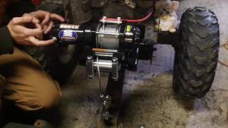 Superwinch LT3000ATV Install and How To [upl. by Htebizile]