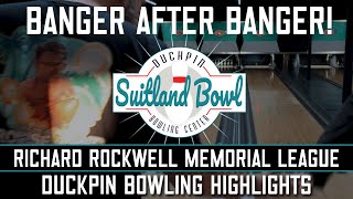 Banger after Banger Duckpin Bowling Tuesday League Highlights [upl. by Acinej170]