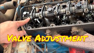 Ford 2600 Tractor Valve Adjustment [upl. by Tavis547]