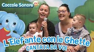 Lelefante con le ghette  Cantata dalle famiglie italiane  Canzoni per bambini di Coccole Sonore [upl. by Jennica]