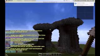 minecraft terraforming with voxel sniper [upl. by Yma]