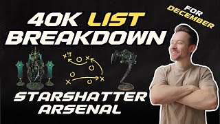 Starshatter Arsenal Dont Struggle Creating a Winning Necron Army List [upl. by Cleo]