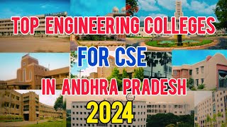 2024 Top Engineering Colleges for CSE in Andhrapradesh AP top cse colleges [upl. by Neelra]