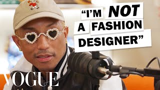 Pharrell Opens Up About Louis Vuitton Dreams amp Fashion Design  Vogue [upl. by Murrell464]