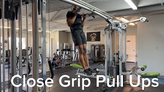 Close Grip Pull Ups [upl. by Nabois]