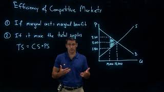 The Efficiency of Competitive Markets [upl. by Nevram718]