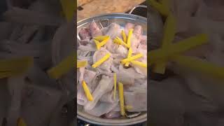 Delicious VietnameseStyle Steamed Squid Recipe shorts cooking fyp [upl. by Egres]