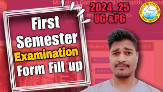 MGKVPaffiliated colleges UG PG Odd Sem examination form 202425 [upl. by Doyle71]