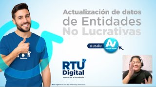 Actualización de RTU persona jurídicas entidades no lucrativas lenguaje de señas [upl. by Neirol707]