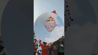 Sky Lantern quotFanush Flying Laxmi Puja Celebrationsquotshorts youtubeshorts diy [upl. by Ennovi]