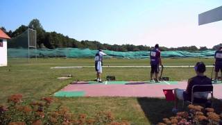 MICHAEL DIAMOND AUS  World Cup Maribor 2011 trap shooting [upl. by Eatton]