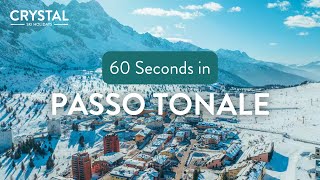 60 seconds in Passo Tonale Italy  Crystal Ski Holidays [upl. by Hanimay]