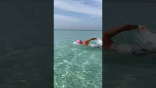 Swimming at Saadiyat Beach in Abu Dhabi [upl. by Telfore]