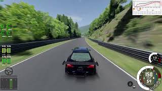 BeamNG  Quick lap at Nordschleife with the Hirochi SBR4 [upl. by Pravit]