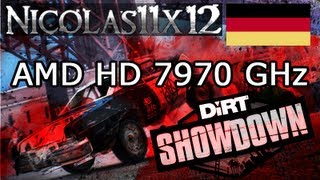 DEUTSCH AMD HD 7970 GHz DiRT Showdown Ultra Einstellungen Gameplay [upl. by Nonie]