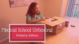 MEDICAL SCHOOL ESSENTIALS  Podiatry Unboxing [upl. by Allison277]