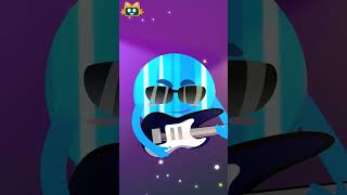 🌑 The Rockstar Uranus  Planets for Kids shorts nurseryrhymes kidssongs  Miniyo Kids [upl. by Nosdrahcir]