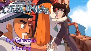 Chaos on Deponia  Full Gameplay Walkthrough amp Ending [upl. by Ilil]