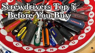 Screwdrivers Top 5 Need to Know Before You Buy [upl. by Htiduy366]