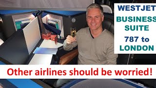 Westjet new 787 Business Class  must try must fly [upl. by Anahsed]