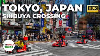 Shibuya Tokyo Walking Tour  HDR 4K 60fps with Captions by Prowalk Tours [upl. by Eicirtap]