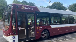 Lothian Buses Route 48 Musselburgh  Gorebridge [upl. by Fidel]