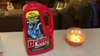 Drano Max Gel Review  Before and After Experiment  Does it Work [upl. by Einamrej]