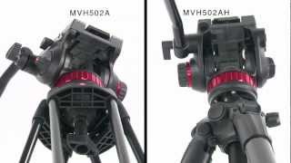 Manfrotto MVH502A  546BK Stativ  Tripod [upl. by Noivaz]