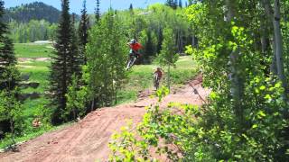 Canyons Resort Bike Park Opening Day 2012 [upl. by Eeralih]