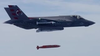 See F35 drop guided warhead [upl. by Arlee]