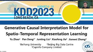 KDD 2023  Generative Causal Interpretation Model for SpatioTemporal Representation Learning [upl. by Lette312]