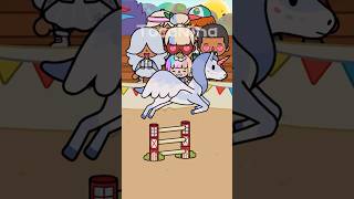 Prince🤴vs Princess👸Horse Riding Race🏆tocaboca tocalifestory fyp tocalifeworld shorts [upl. by Ignacius]