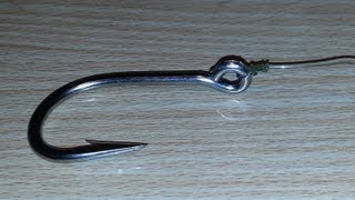 2 How to Tie a Fishing Hook  Improved Clinch knot  How to Fish channel [upl. by Notecnirp]