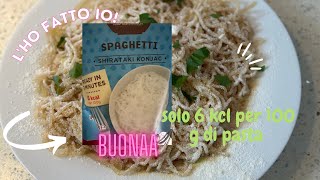 Solo 6 kcal per 100 g di pasta shirataki konjac vuoi dimagrire provala [upl. by Prendergast161]