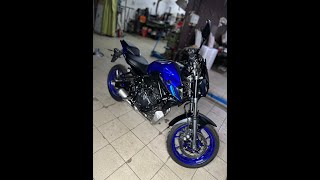 yamaha mt07 2022 oil change no experience [upl. by Onra]