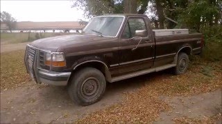 Hard To Start Ford F250 IDI 73L 1993 Diesel [upl. by Baylor]