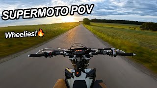 KTM EXC 250 Supermoto POV 4K  Pure sound [upl. by Hayyim]